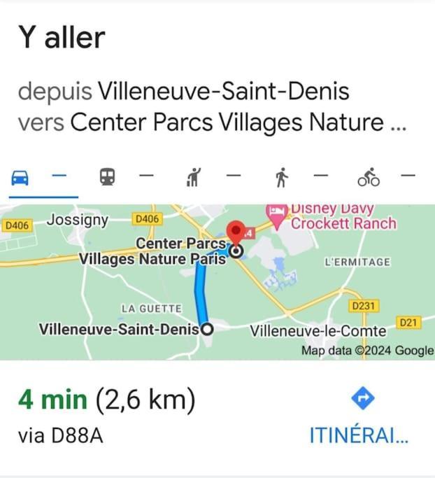 Charmant Appartement 2 Pieces Proche Disneyland Villeneuve-Saint-Denis 외부 사진